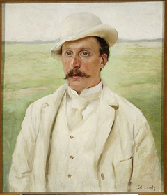 Portrait of Leopold Méyet by Stanisław Lentz