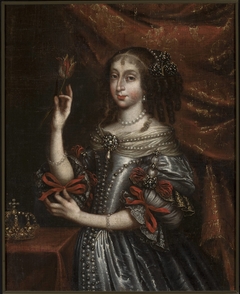 Portrait of queen Eleonore Maria Wiśniowiecka née Habsburg (1653–1697) by unknown