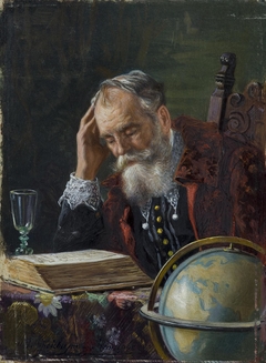 Portrait of Vasco da Gama by Oskar Freiwirth-Lützow