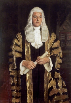 Porträt des F. E. Smith, 1st Earl of Birkenhead (1872-1930), Lord Chancellor by Harrington Mann