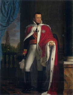 Portret van Koning Willem I by Joseph-François Ducq