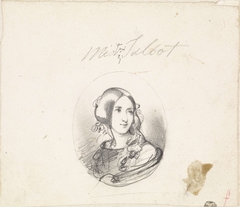 Portret van Miss Talbot by Johan Hendrik Koelman