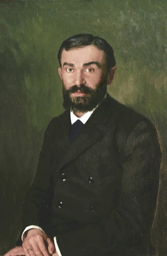 Posthumous portrait of russian sugar-king Ivan Nickolaevitch Tereschenko by Nikolai Dmitriyevich Kuznetsov