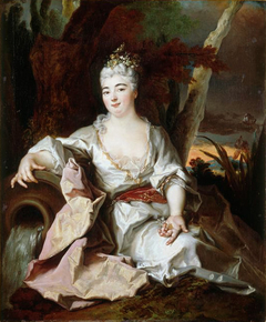 Princess Palatine at the well by Nicolas de Largillière