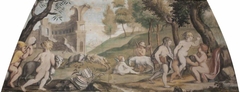 Putti and Cupids playing with Goats (after Polidoro da Caravaggio) by Francis Cleyn