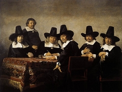 Regents of the Children's Orphanage in Haarlem by Jan de Bray