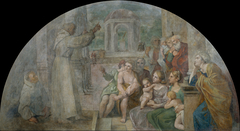 Saint Didacus Preaching by Annibale Carracci