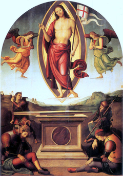 San Francesco al Prato Resurrection by Pietro Perugino