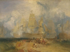 Second Sketch for ‘The Battle of Trafalgar’ by J. M. W. Turner