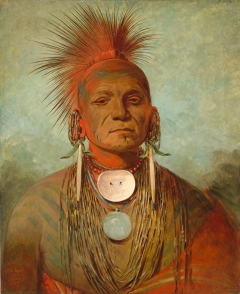 See-non-ty-a, an Iowa Medicine Man by George Catlin