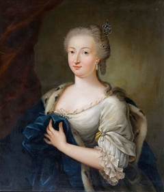 Self-portrait of Anna van Hannover by Anne Princess Royal and Princess of Orange