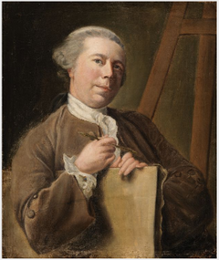 Self-Portrait with an Easel by Nathaniel Hone the Elder