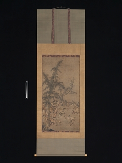 Seven Sages of the Bamboo Grove by Sesson Shukei