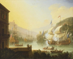 Shipping in an Estuary by Jan Karel Donatus van Beecq
