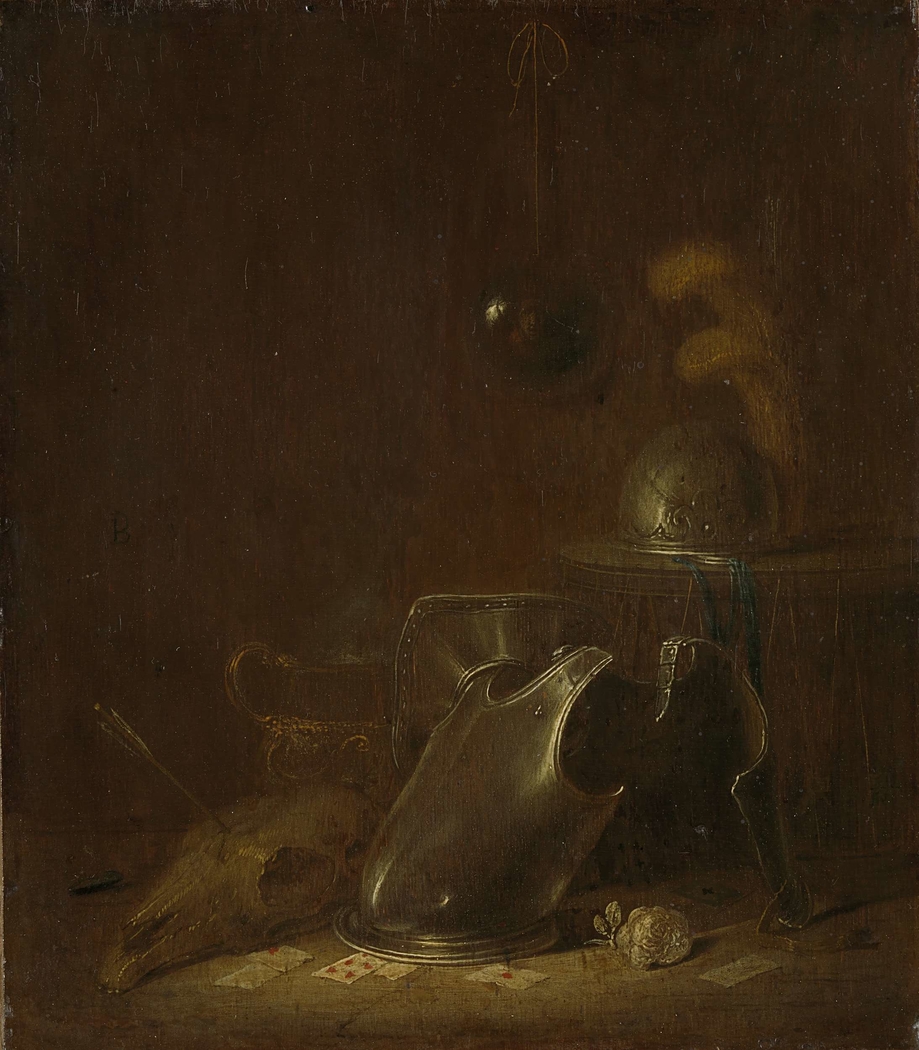 Still life with implements of war