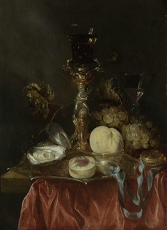 Still Life with Silver-gilt Bekerschroef with Roemer