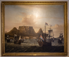 Table Bay, 1683 by Aernout Smit