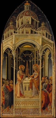 The Annunciation to Zacharias; (verso) The Angel of the Annunciation