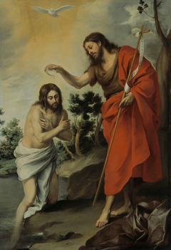 The Baptism of Christ by Bartolomé Esteban Murillo