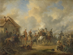 The Battle of Bautersem during the Ten Days’ Campaign by Nicolaas Pieneman