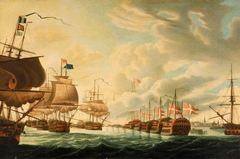 The Battle of Copenhagen, 2 April 1801 by Robert Dodd