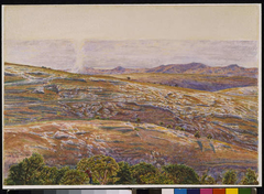 The Dead Sea from Siloam by William Holman Hunt