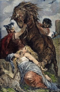 The Death of Brunhilde, (Brunehaut)