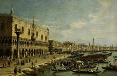 The Doge's Palace, Venice by Canaletto