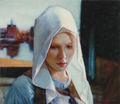"The girl with the pearl earring" by Οδυσσέας Οικονόμου