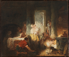 The Happy Mother by Jean-Honoré Fragonard