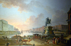 The Hôtel des Monnaies, The Pont Royal and The Louvre, from the Pont Neuf, circa 1775