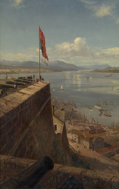 The King's Bastion, Quebec by Lucius Richard O'Brien