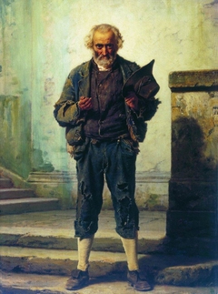 The Old Beggar by Fyodor Bronnikov