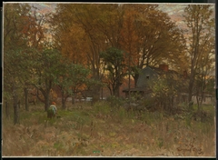 The Old Roundy House on the Neponset River by John Joseph Enneking