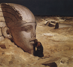 The Questioner of the Sphinx by Elihu Vedder