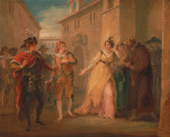 The revelation of Olivia's betrothal, from "Twelfth Night," Act V, Scene i by William Hamilton