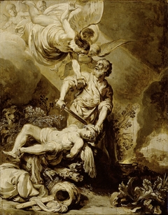 The sacrifice of Abraham by Pieter Lastman