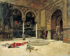 The Slaughter of The Abencerrajes by Marià Fortuny Marsal