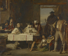 The Spanish Posada: A Guerilla Council of War by David Wilkie