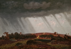 The Thunderstorm by Adolf Kirstein