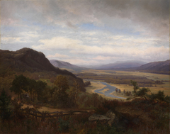 The Valley of the Dee above Braemar by August Becker