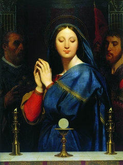 The Virgin adoring the Host