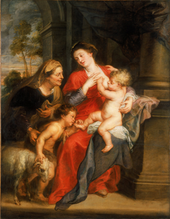 The Virgin and Child with Sts. Elizabeth and John the Baptist by Peter Paul Rubens