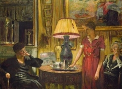 The Visit by Édouard Vuillard