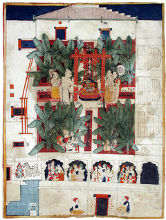 The Worship of Shri Nath-ji at Nathadwara by Anonymous