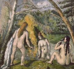 Three Bathers by Paul Cézanne