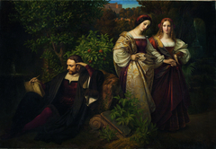 Torquato Tasso and the Two Leonores by Karl Ferdinand Sohn