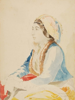 Turkish Girl of Constantinople by Miner Kilbourne Kellogg