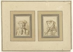 Twee studies van een soldaat by Pieter van Loon