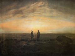 Two Men by the Sea by Caspar David Friedrich